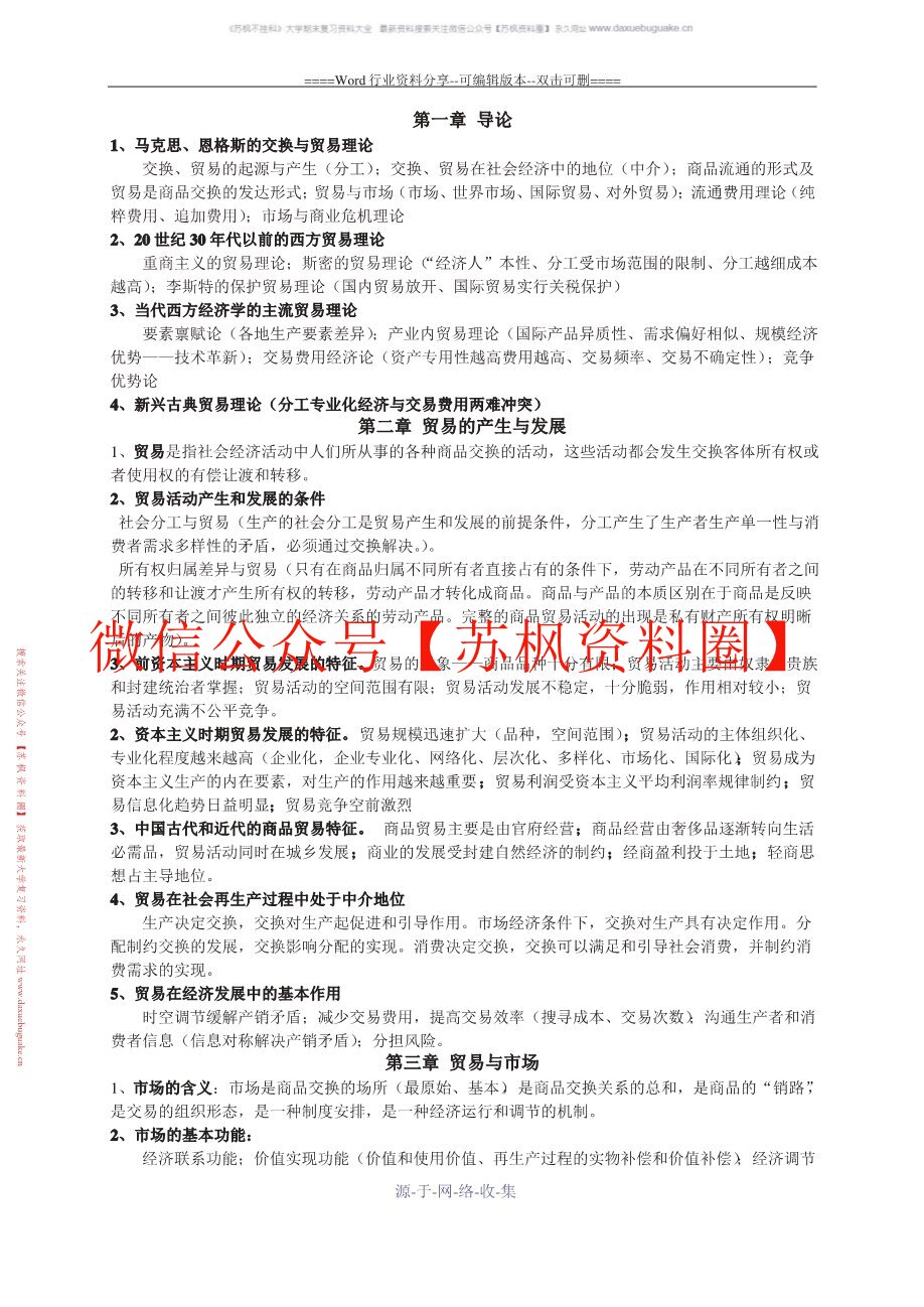 数字贸易学